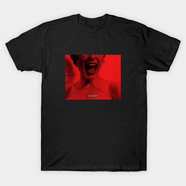 Psycho Scream T-Shirt by frndpndrlc